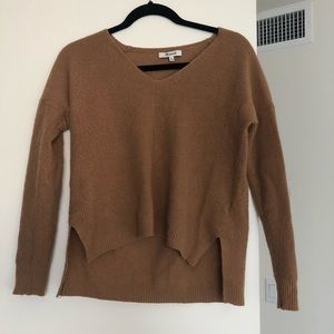 Madewell warm beige/tan knit sweater